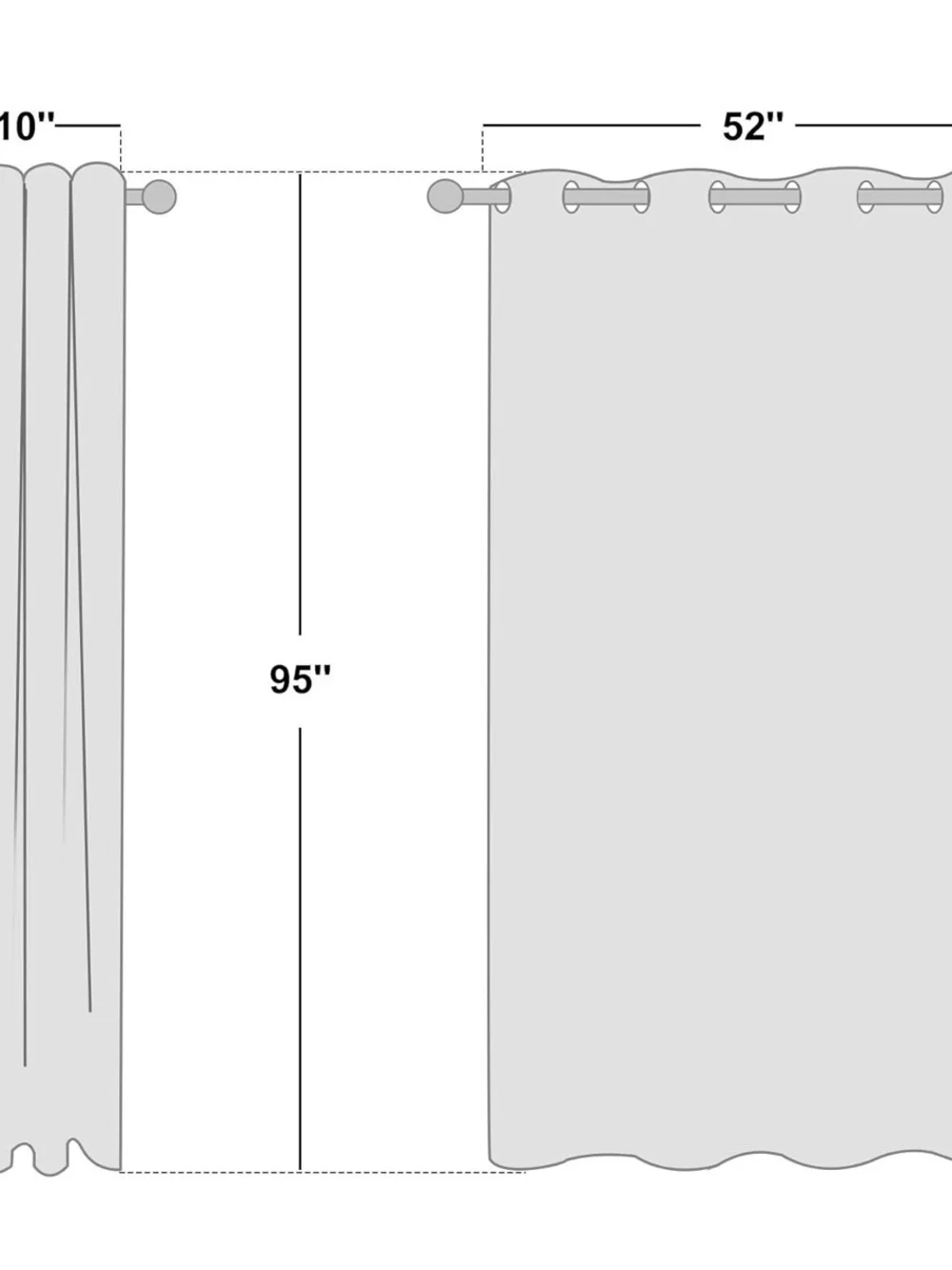 Vibrant Purple Grommet Drapes - Set of Panels 52” X 95”